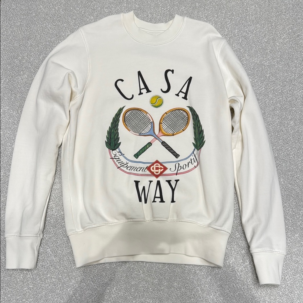 Casablanca tennis xs White Sweatshirt